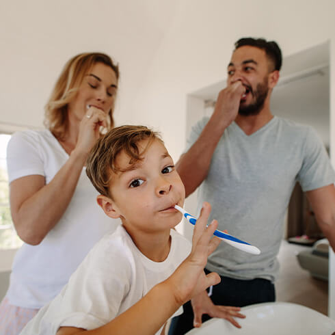 brushing